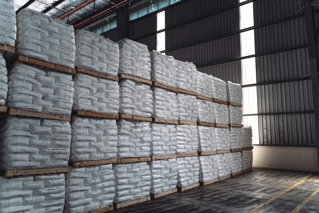 Stock warehouse photograph by Zemos — not an Al Hamra facility